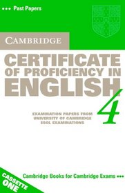 Cambridge Certificate of Proficiency in English 4 Cassette Set (Cpe Practice Tests) (No. 4)