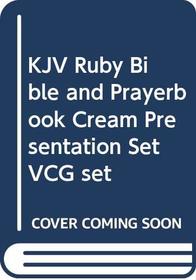 KJV Ruby Bible and Prayerbook Cream Presentation Set VCG set