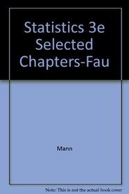 Statistics 3e Selected Chapters-Fau