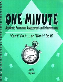 One-Minute Academic Functional Assessment and Interventions: 