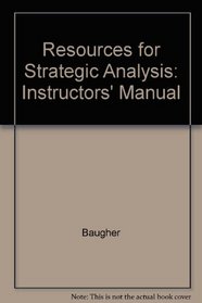 Resources for Strategic Analysis: Manual