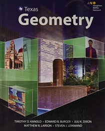 HMH Geometry Texas: Student Edition 2016