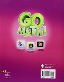 Go Math!: Student Edition Volume 1 Grade 3 2015