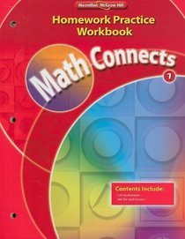 Math Connects, Grade 1, Homework Practice Workbook