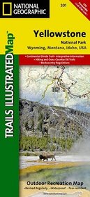 Yellowstone National Park, WY - Trails Illustrated Map #201