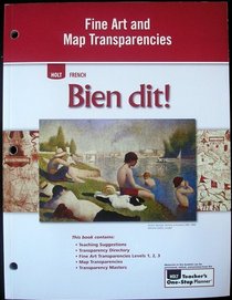 HOLT French Bien dit! Fine Art and Map Transparencies
