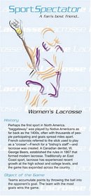 SportSpectator Women's Lacrosse Guide (Basic Lacrosse Rules and Strategies)