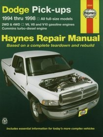 Haynes Dodge Pickups : Full-Size Models 1994-1998