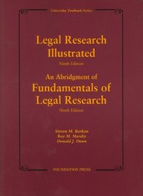 Legal Research Illustrated 9th Edition (University Textbook Series)