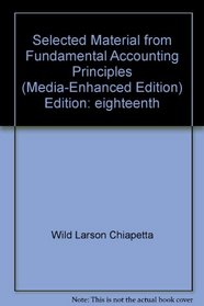 Selected Material from Fundamental Accounting Principles (Media-Enhanced Edition)