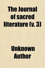 The Journal of sacred literature (v. 3)
