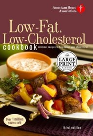 American Heart Association Low-Fat, Low-Cholesterol Cookbook (Large Print)