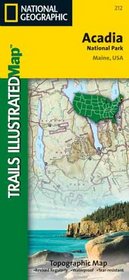 National Geographic, Trails Illustrated, Acadia National Park: Maine, USA  (Trails Illustrated - Topo Maps USA)