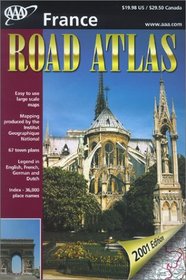 AAA Road Atlas France 2001 (AAA France Road Atlas)