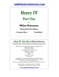 Henry IV, Part 1 (Classic Books on CD Collection) [UNABRIDGED]