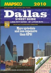 Mapsco 2010 Dallas Street Guide *Large Print*