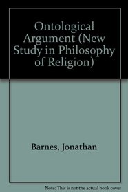 Ontological Argument (New Study in Philosophy of Religion)