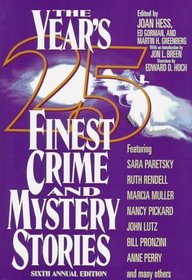 The Year's 25 Finest Crime and Mystery Stories: Sixth Annual Edition
