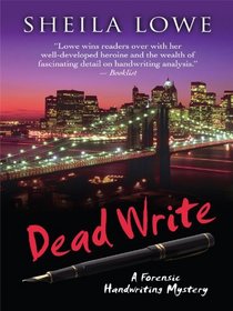 Dead Write (Thorndike Large Print Crime Scene)