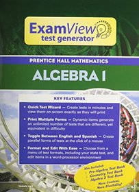 Examview Test Generator (Algebra 1)
