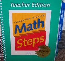 Houghton Mifflin Math Steps, Teacher Edition, Level 5