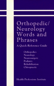 Orthopedic Neurology Words and Phrases