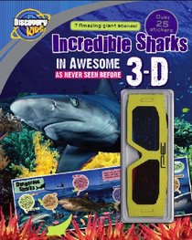 Discovery Kids 3D Sticker Fun: Incredible Sharks