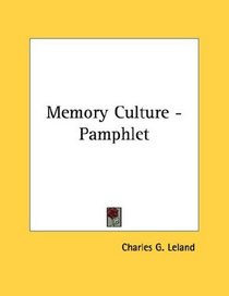 Memory Culture - Pamphlet