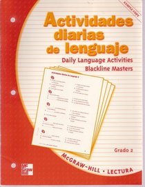 Actividades Diarias de Lenguaje, Daily Language Activities Blackline Masters (Sample Copy) Grado 2