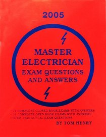 Master Electrician Exam Questions and Answers (License) / Based on 2002 Code
