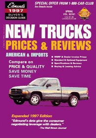 Edmund's New Trucks 1997: Prices & Review: Spring Edition (Edmund's New Trucks Prices and Reviews)