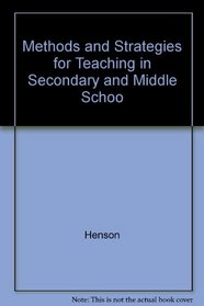 Methods and Strategies for Teaching in Secondary and Middle Schools