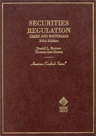 Securities Regulation: Cases and Materials (5th ed (American Casebook Series))