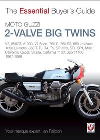 Moto Guzzi 2-valve big twins: V7, 850GT, V1000, V7 Sport, 750 S, 750 S3, 850 Le Mans, 1000 Le Mans, 850 T, T3, T4, T5,