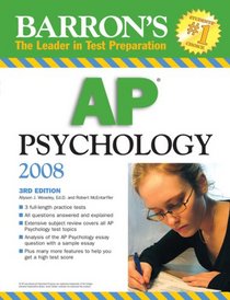 Barron's AP Psychology 2008 (Barron's How to Prepare for the Ap Psychology  Advanced Placement Examination)