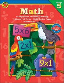 Brighter Child Math, Grade 5 (Brighter Child Workbooks)