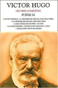 Oeuvres compltes de Victor Hugo : Posie, tome 3