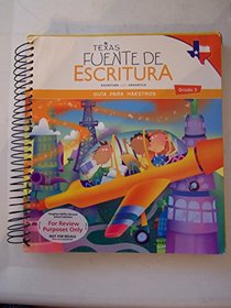 Great Source Write Source Spanish Texas: Teacher's Edition Grade 3 2012 (Spanish Edition)
