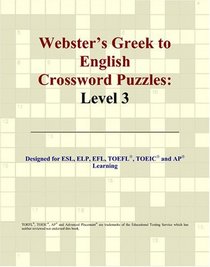 Webster's Greek to English Crossword Puzzles: Level 3