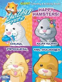 Zhu Zhu Pets Happy Hamsters Giant Coloring and Activity Book