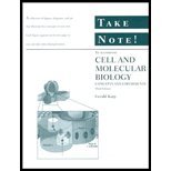 Cell and Molecular Biology, Take Note! : Concepts and Experiments