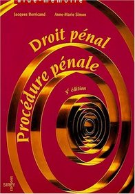 Droit penal, procedure penale (3rd Edition) (French Edition)