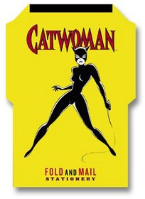 Catwoman Fold and Mail Stationery (Superheroes)