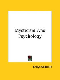 Mysticism and Psychology