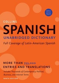 Collins Spanish Unabridged Dictionary, 9th Edition