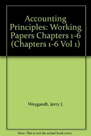 Accounting Principles: Working Papers Chapters 1-6