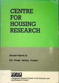 The private renting problem (Discussion paper)
