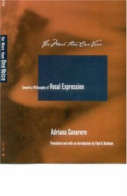 For More than One Voice: Toward a Philosophy of Vocal Expression
