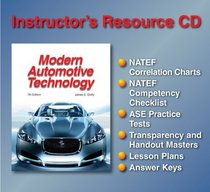 Modern Automotive Technology Instructor's Resource CD