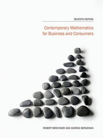 Contemporary Mathematics for Business and Consumers (with Printed Access Card)